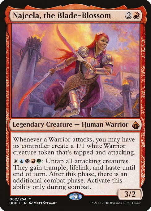 Najeela, the Blade-Blossom (62) [Battlebond]