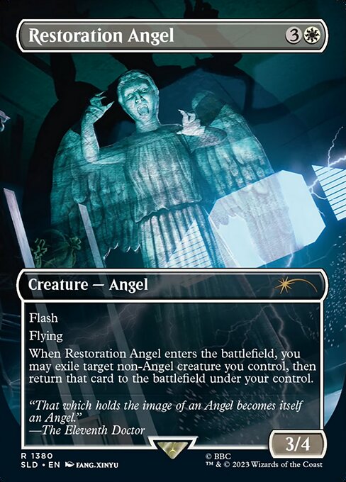 Restoration Angel (1380) [Secret Lair Drop] [Borderless]