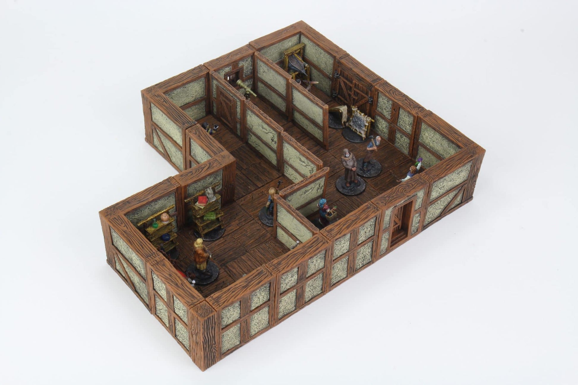 WarLock Tiles: Town & Village II - Full Height Plaster Walls image 4