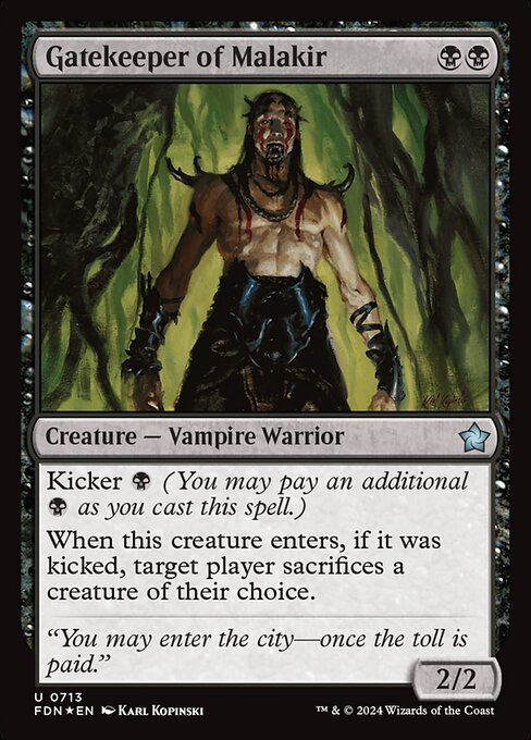 Gatekeeper of Malakir (713) [Foundations]