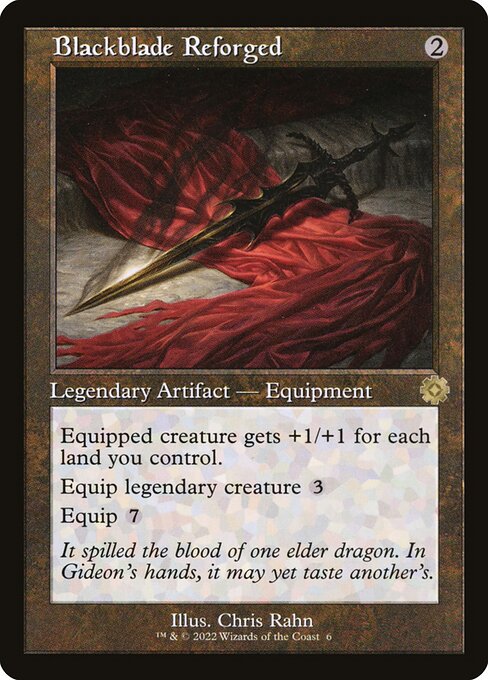 Blackblade Reforged (6) [The Brothers' War Retro Artifacts]