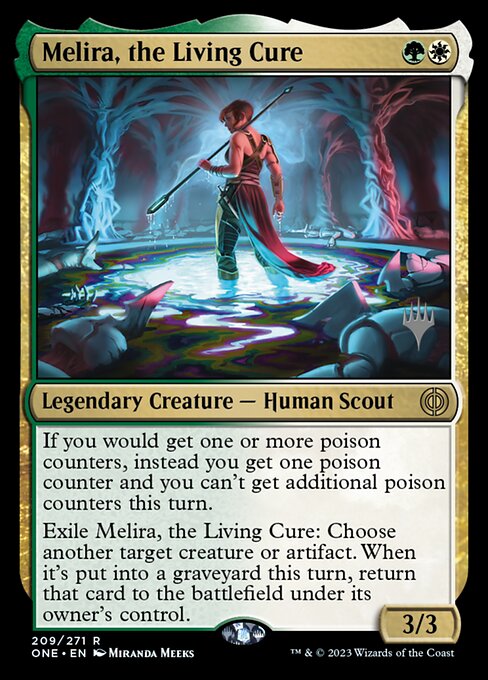 Melira, the Living Cure (209p) [Phyrexia: All Will Be One Promos]