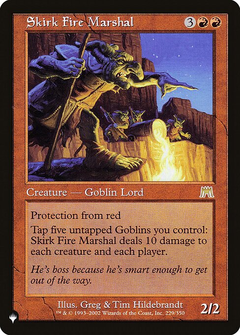Skirk Fire Marshal (ONS-229) [The List]