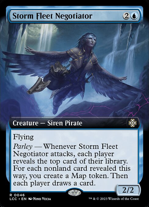 Storm Fleet Negotiator (46) [The Lost Caverns of Ixalan Commander] [Extended Art]