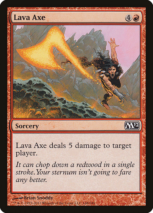 Lava Axe (148) [Magic 2012]