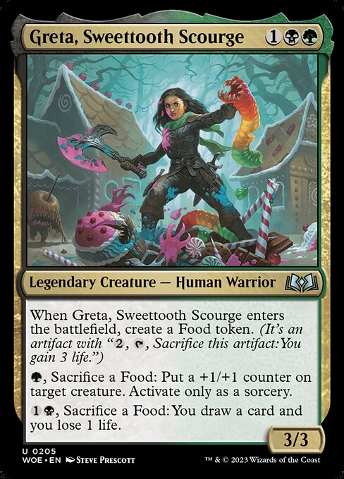 Greta, Sweettooth Scourge (205) [Wilds of Eldraine]