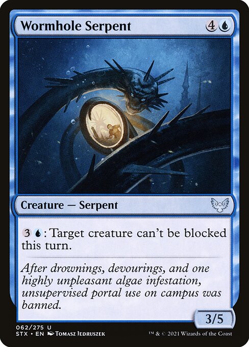 Wormhole Serpent (62) [Strixhaven: School of Mages]