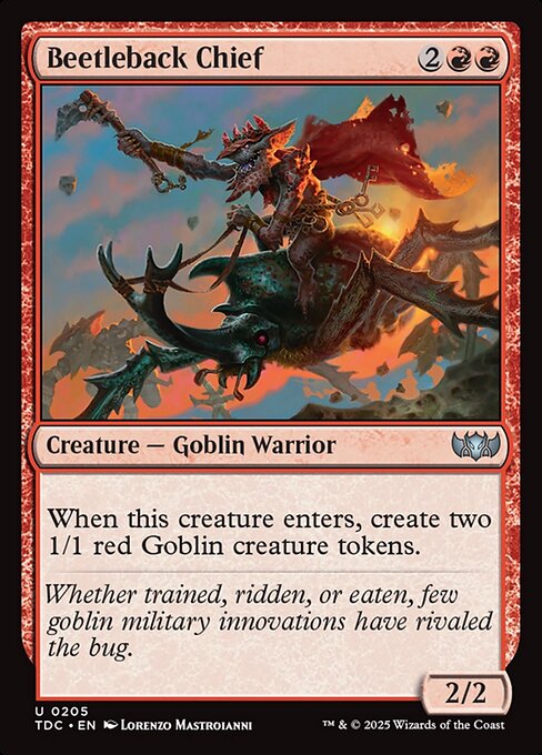 Beetleback Chief (205) [Tarkir: Dragonstorm Commander]