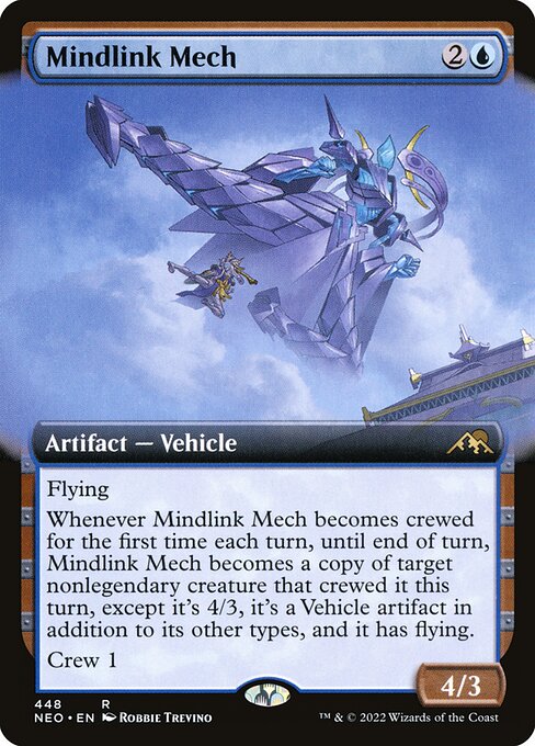 Mindlink Mech (448) [Kamigawa: Neon Dynasty] [Extended Art]