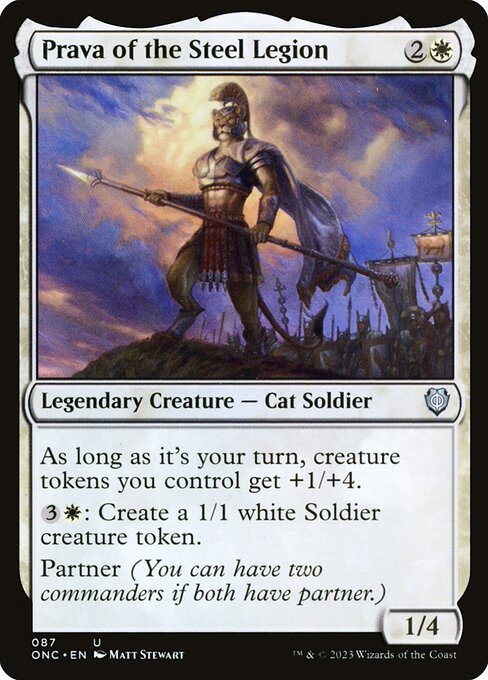 Prava of the Steel Legion (87) [Phyrexia: All Will Be One Commander]