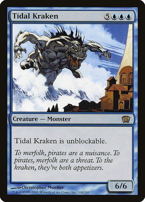 Tidal Kraken (108★) [Eighth Edition]