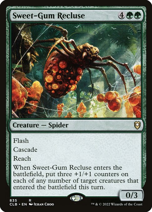 Sweet-Gum Recluse (835) [Commander Legends: Battle for Baldur's Gate]