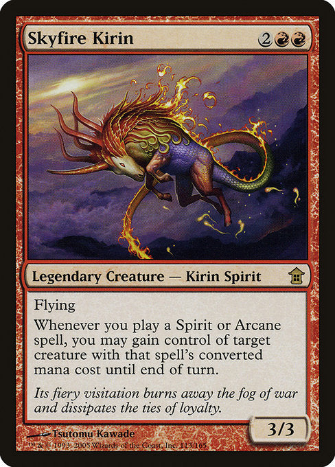 Skyfire Kirin (113) [Saviors of Kamigawa]