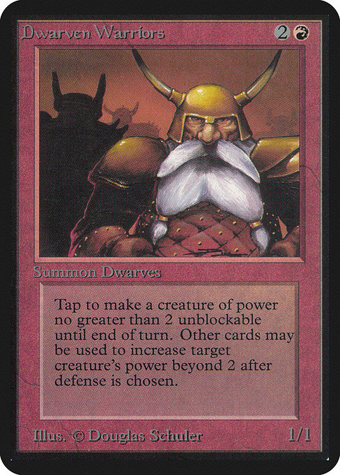 Dwarven Warriors (143) [Limited Edition Alpha]
