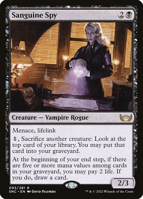 Sanguine Spy (93) [Streets of New Capenna]