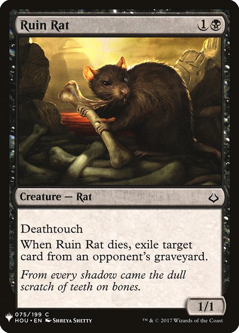 Ruin Rat (HOU-75) [The List]