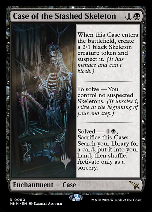 Case of the Stashed Skeleton (80p) [Murders at Karlov Manor Promos]