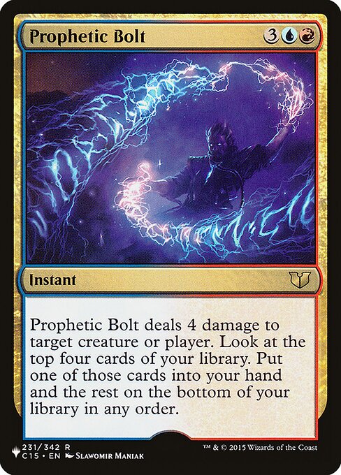 Prophetic Bolt (C15-231) [The List]