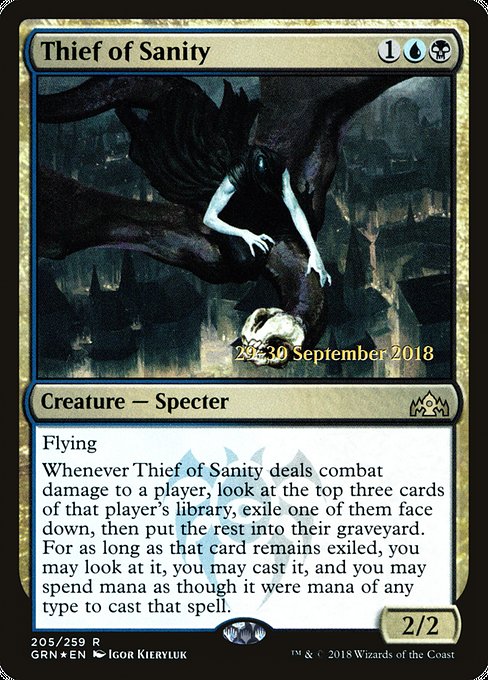 Thief of Sanity (205s) [Guilds of Ravnica Promos]