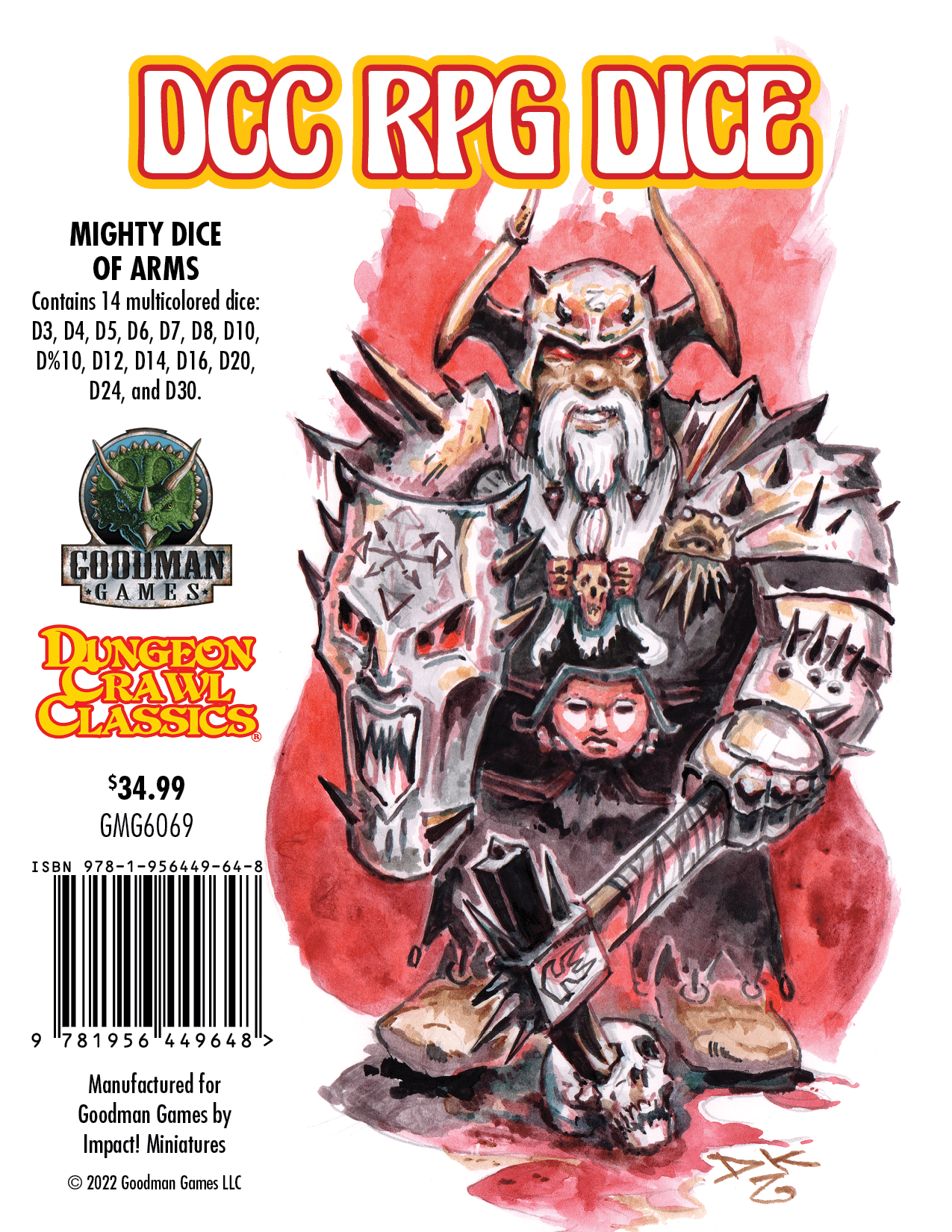 Dungeon Crawl Classics Mighty Dice of Arms image 0
