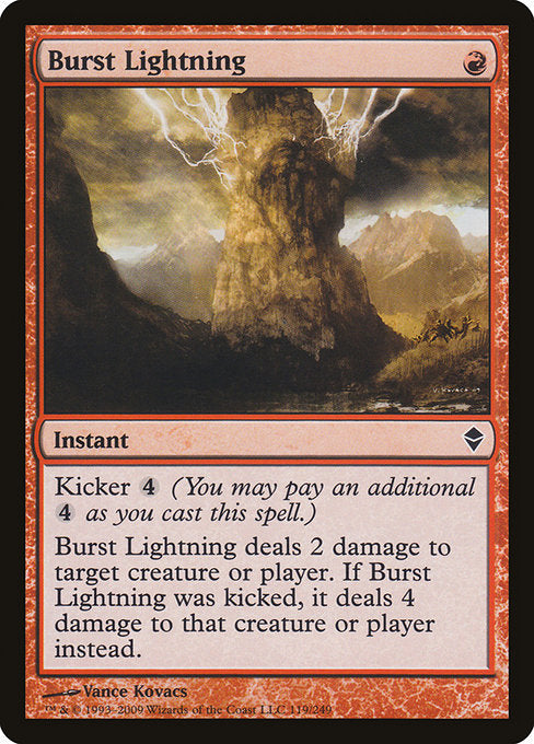 Burst Lightning (119) [Zendikar]
