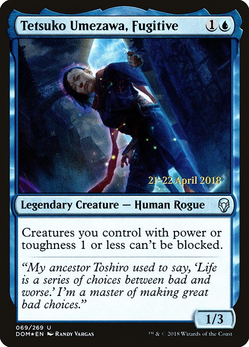 Tetsuko Umezawa, Fugitive (69s) [Dominaria Promos]