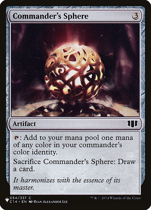 Commander's Sphere (C14-54) [The List]