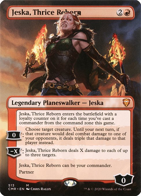 Jeska, Thrice Reborn (513) [Commander Legends] [Borderless]
