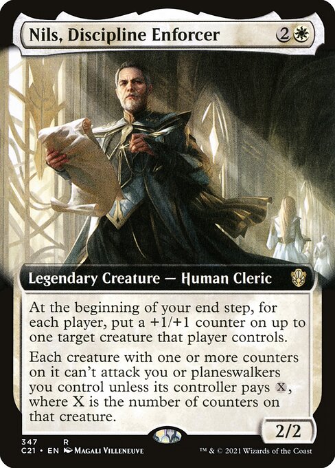 Nils, Discipline Enforcer (347) [Commander 2021] [Extended Art]