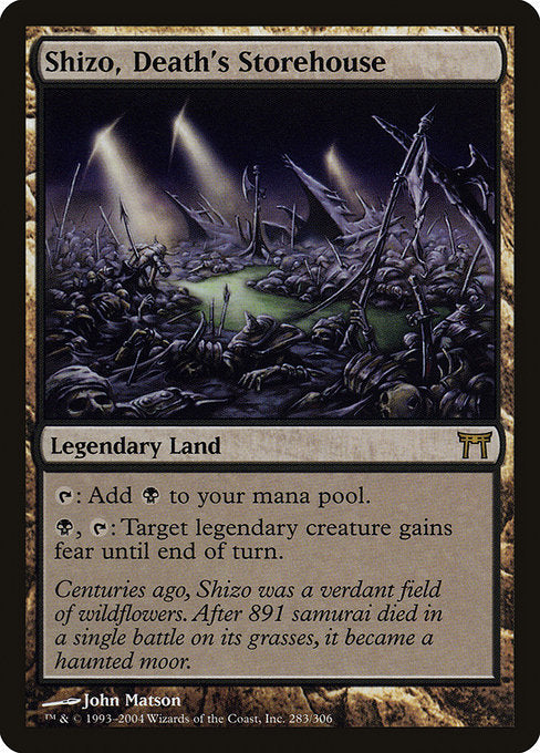 Shizo, Death's Storehouse (283) [Champions of Kamigawa]