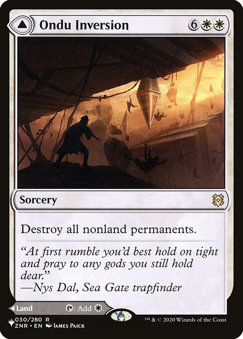 Ondu Inversion // Ondu Skyruins (ZNR-30) [The List]