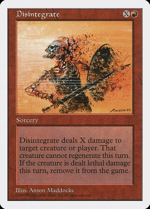 Disintegrate (219) [Fifth Edition]
