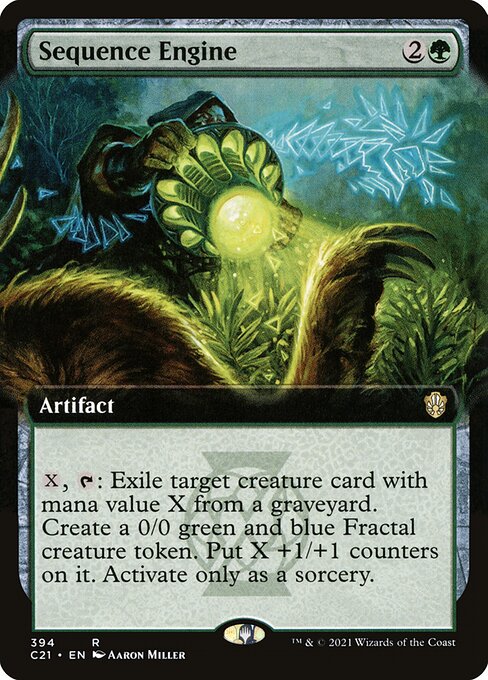 Sequence Engine (394) [Commander 2021] [Extended Art]