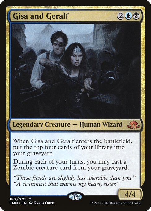 Gisa and Geralf (183) [Eldritch Moon]
