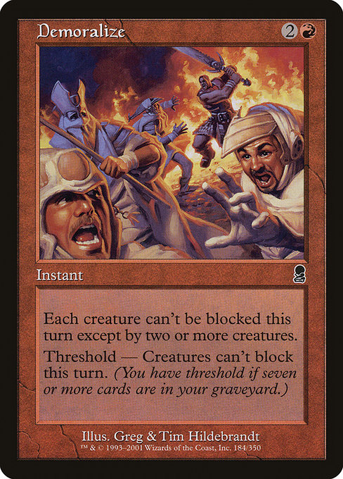 Demoralize (184) [Odyssey]