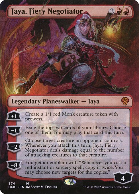 Jaya, Fiery Negotiator (374) [Dominaria United] [Borderless]