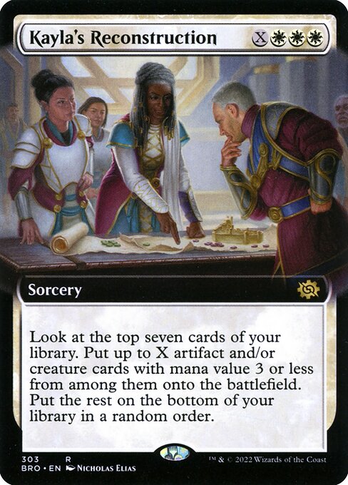 Kayla's Reconstruction (303) [The Brothers' War] [Extended Art]
