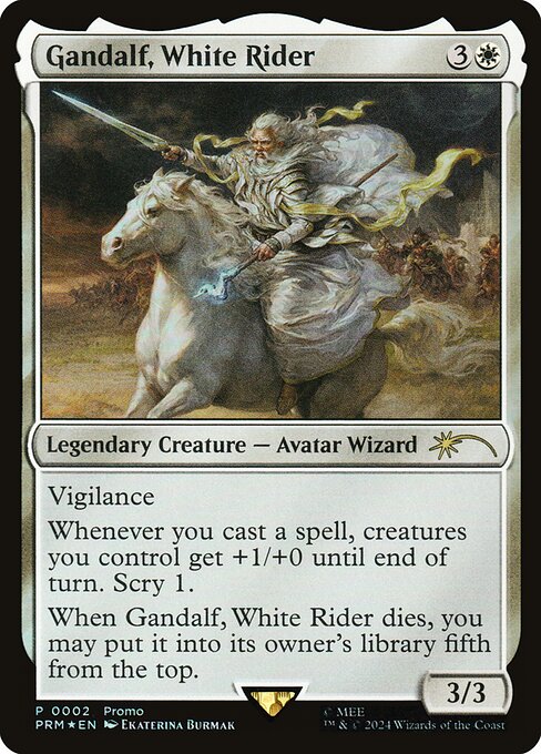 Gandalf, White Rider (2) [Tales of Middle-earth Deluxe Commander Kit]