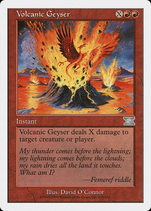 Volcanic Geyser (215) [Classic Sixth Edition]