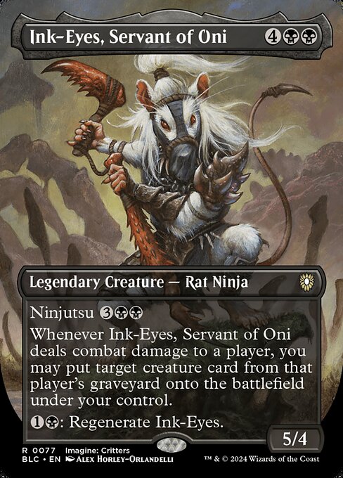 Ink-Eyes, Servant of Oni (77) [Bloomburrow Commander]