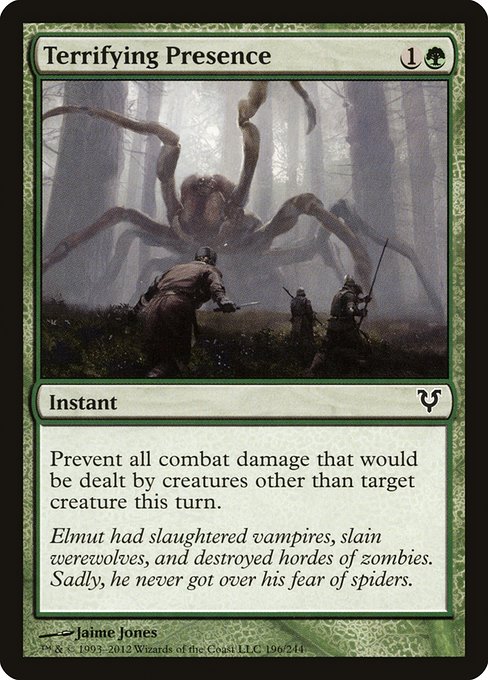 Terrifying Presence (196) [Avacyn Restored]