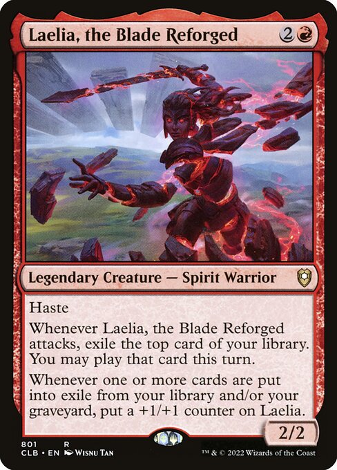 Laelia, the Blade Reforged (801) [Commander Legends: Battle for Baldur's Gate]