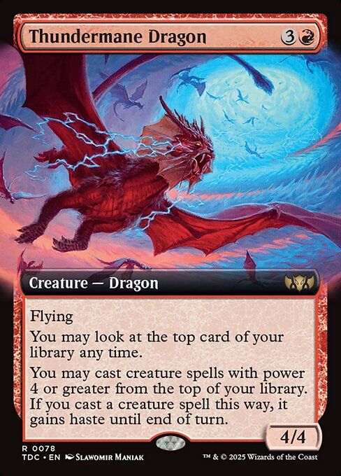 Thundermane Dragon (78) [Tarkir: Dragonstorm Commander]