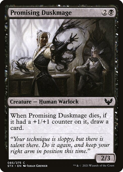 Promising Duskmage (85) [Strixhaven: School of Mages]