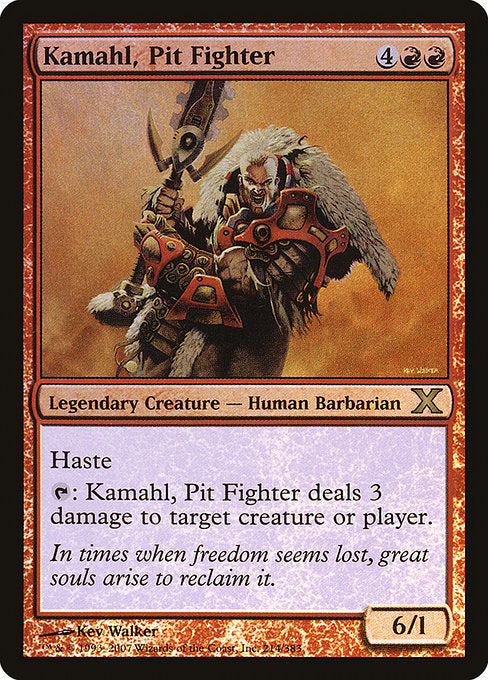 Kamahl, Pit Fighter (214★) [Tenth Edition]