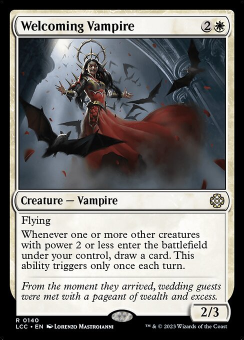 Welcoming Vampire (140) [The Lost Caverns of Ixalan Commander]