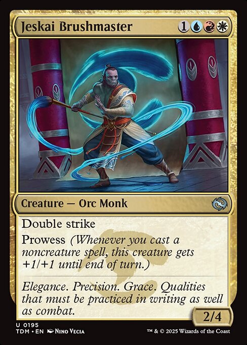 Jeskai Brushmaster (195) [Tarkir: Dragonstorm]