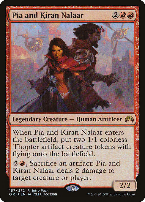 Pia and Kiran Nalaar (157) [Magic Origins Promos]