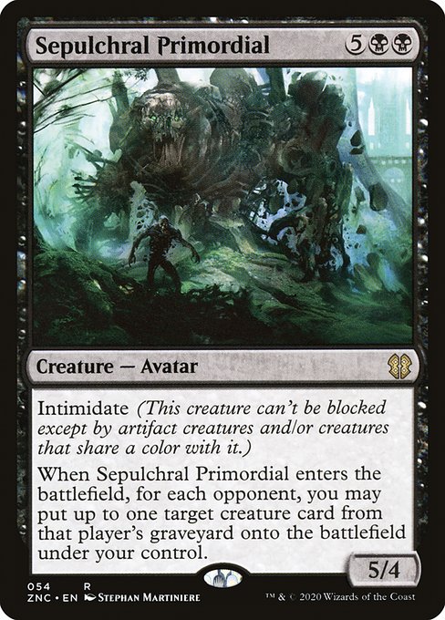 Sepulchral Primordial (54) [Zendikar Rising Commander]