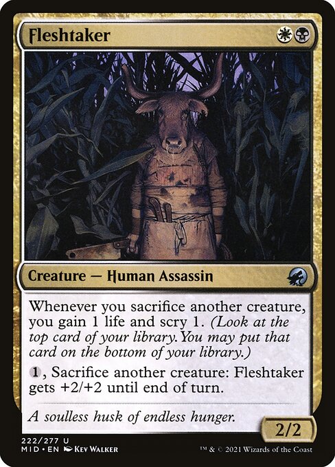 Fleshtaker (222) [Innistrad: Midnight Hunt]
